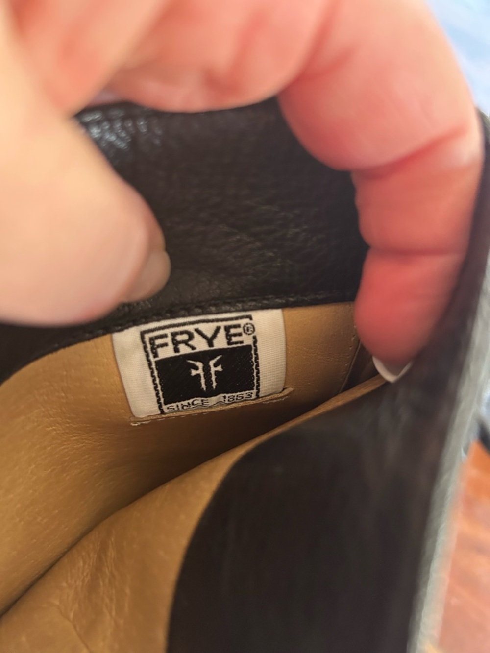 Frye women’s Phillip riding boots leather black - Picture 7 of 13
